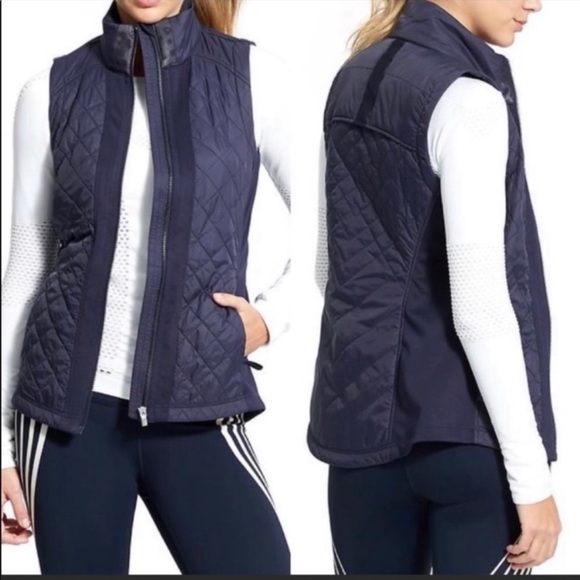 💙ATHLETA REFLECTIVE ROCK SPRINGS QUILTED VEST/JACKET-ROYAL BLUE-XS💙 - Picture 3 of 8